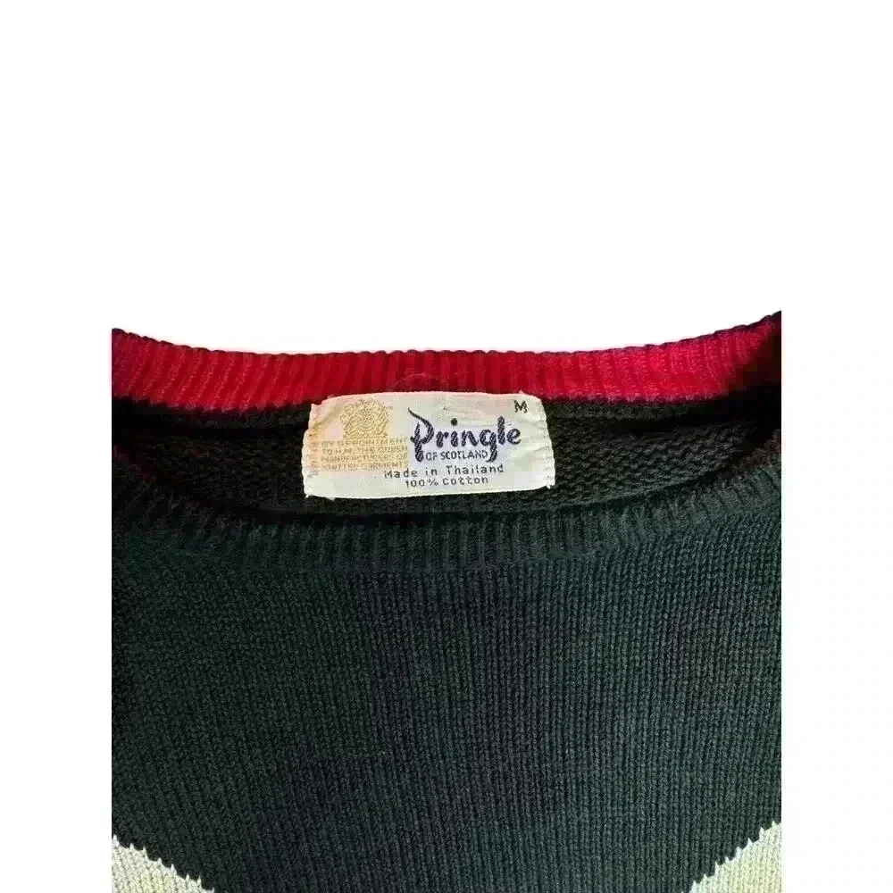 Vintage Pringle of Scotland 100% cotton sweater size medium